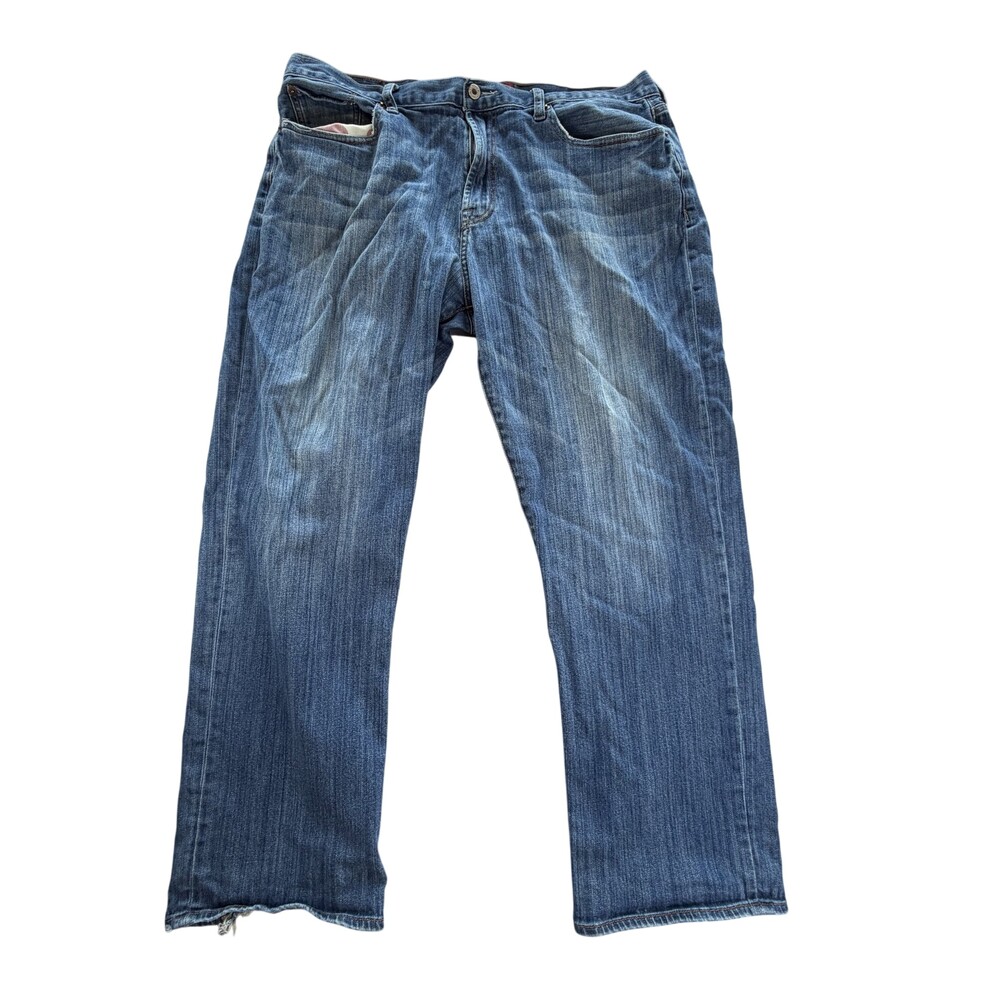Lucky Brand Jeans Mens 40x32 Blue 181 Relaxed Straight Denim Medium Wash